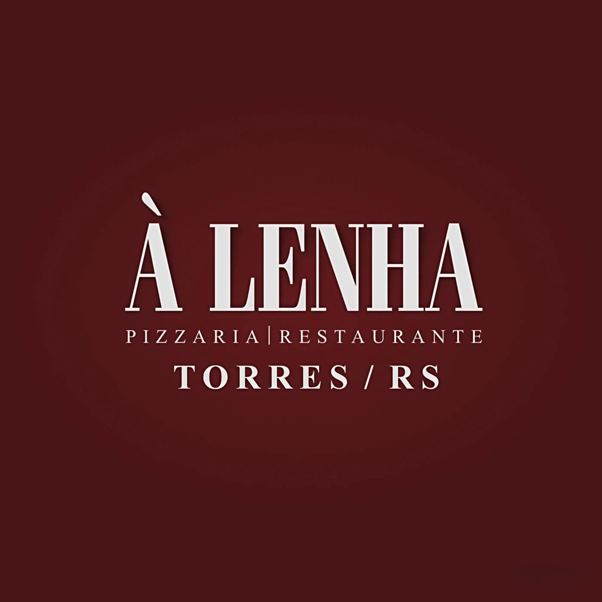 Logo da A Lenha Pizzaria Torres, cliente da Nitrix RS